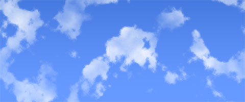 Sky with clouds
